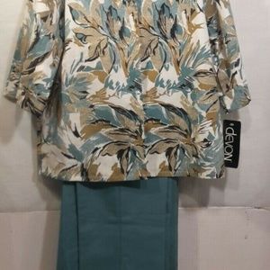 Devon Vintage Pants Suit Bluegrass Lightweight